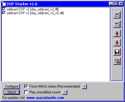 TÉLÉCHARGER ODDCAST DSP POUR WINAMP